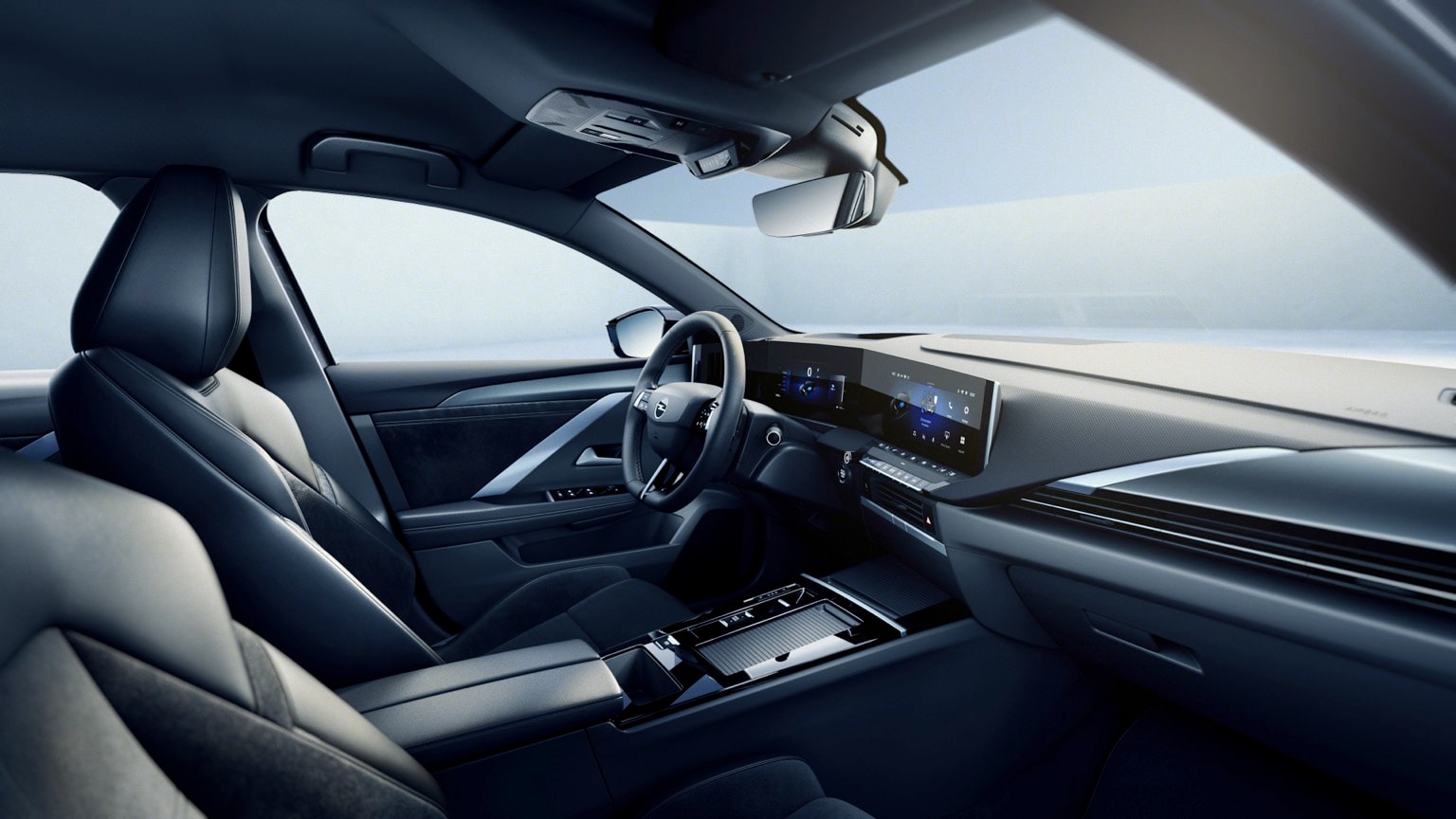 l'intérieur d'une voiture
