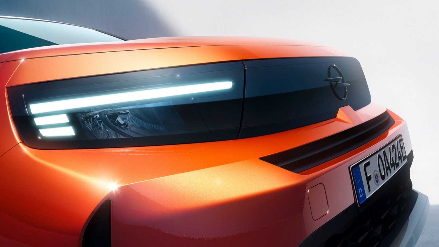 the front of a car