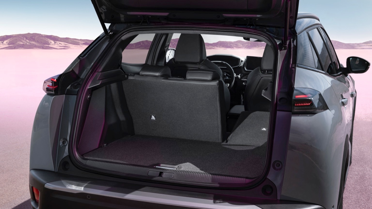the back of a car