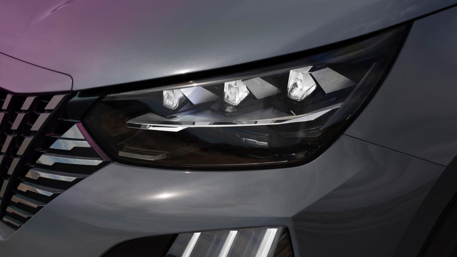 the front of a car