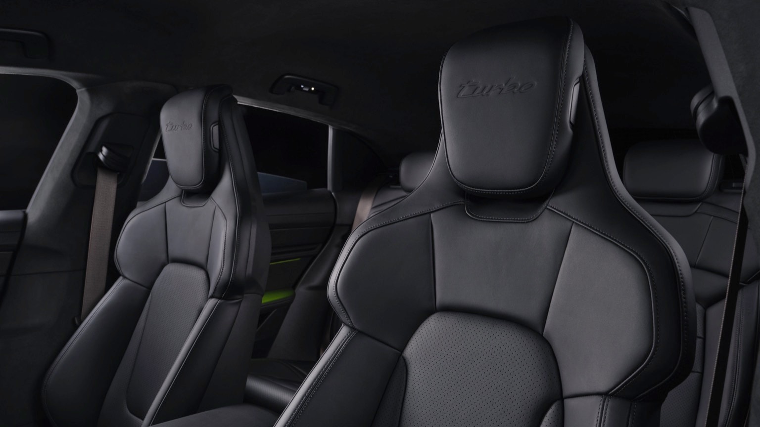 the inside of a car