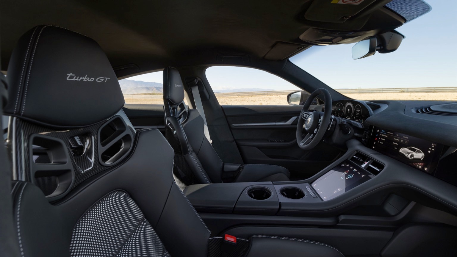 l'intérieur d'une voiture