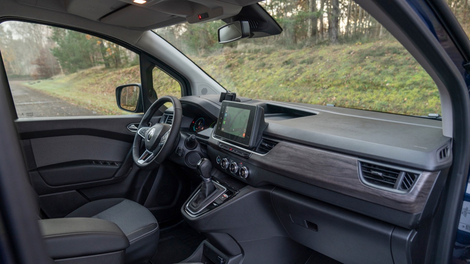 l'intérieur d'une voiture