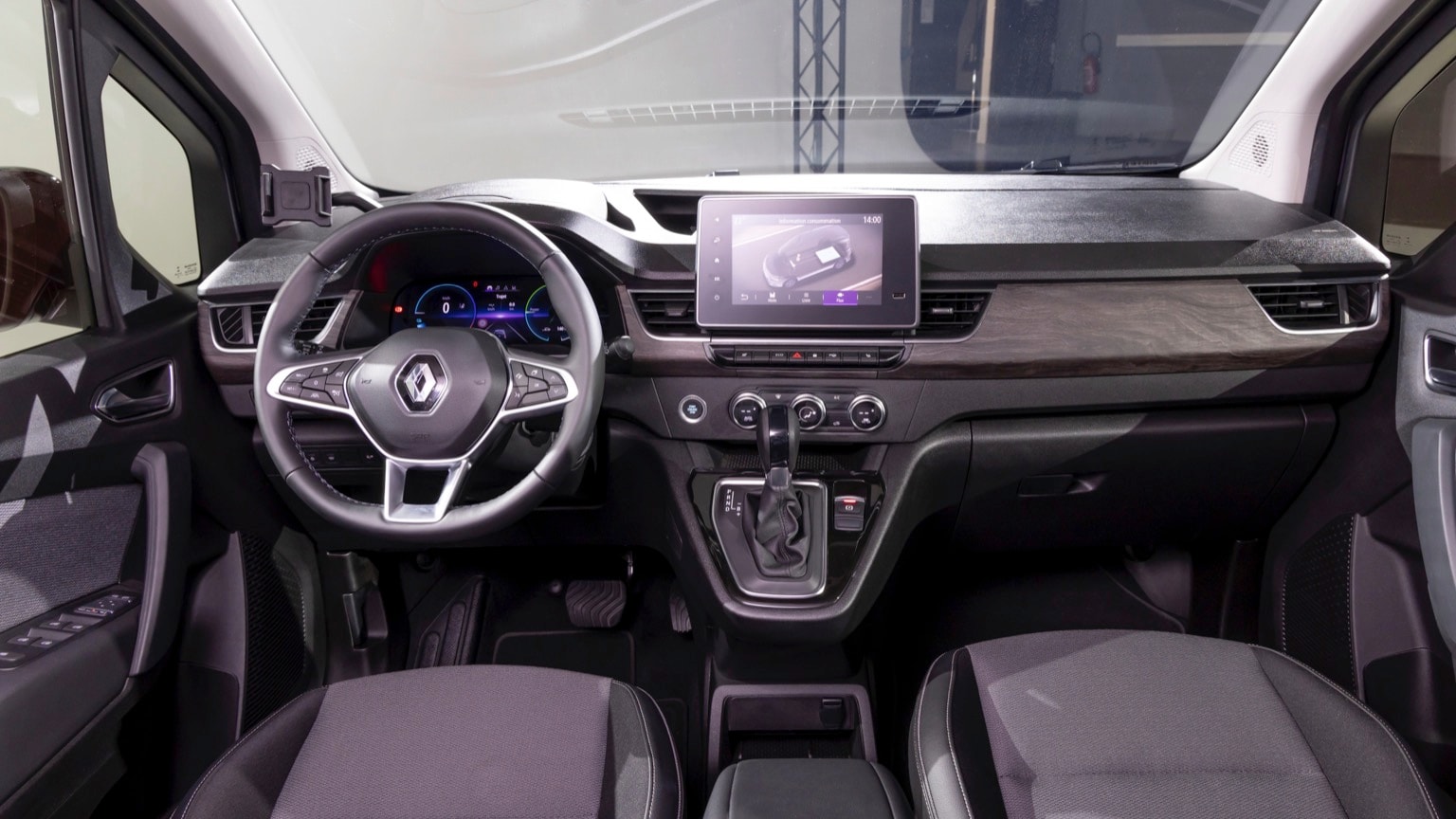 l'intérieur d'une voiture