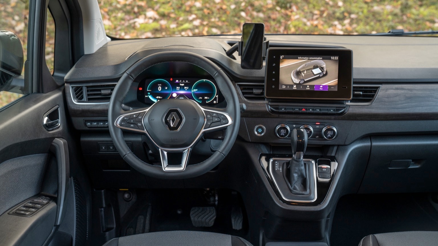 l'intérieur d'une voiture
