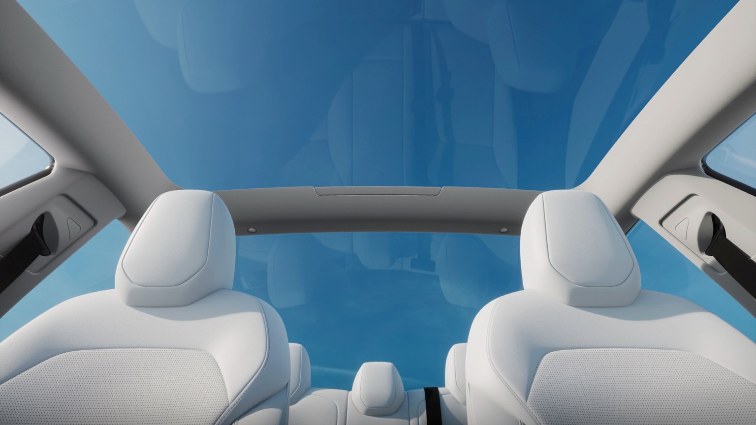 the inside of a car