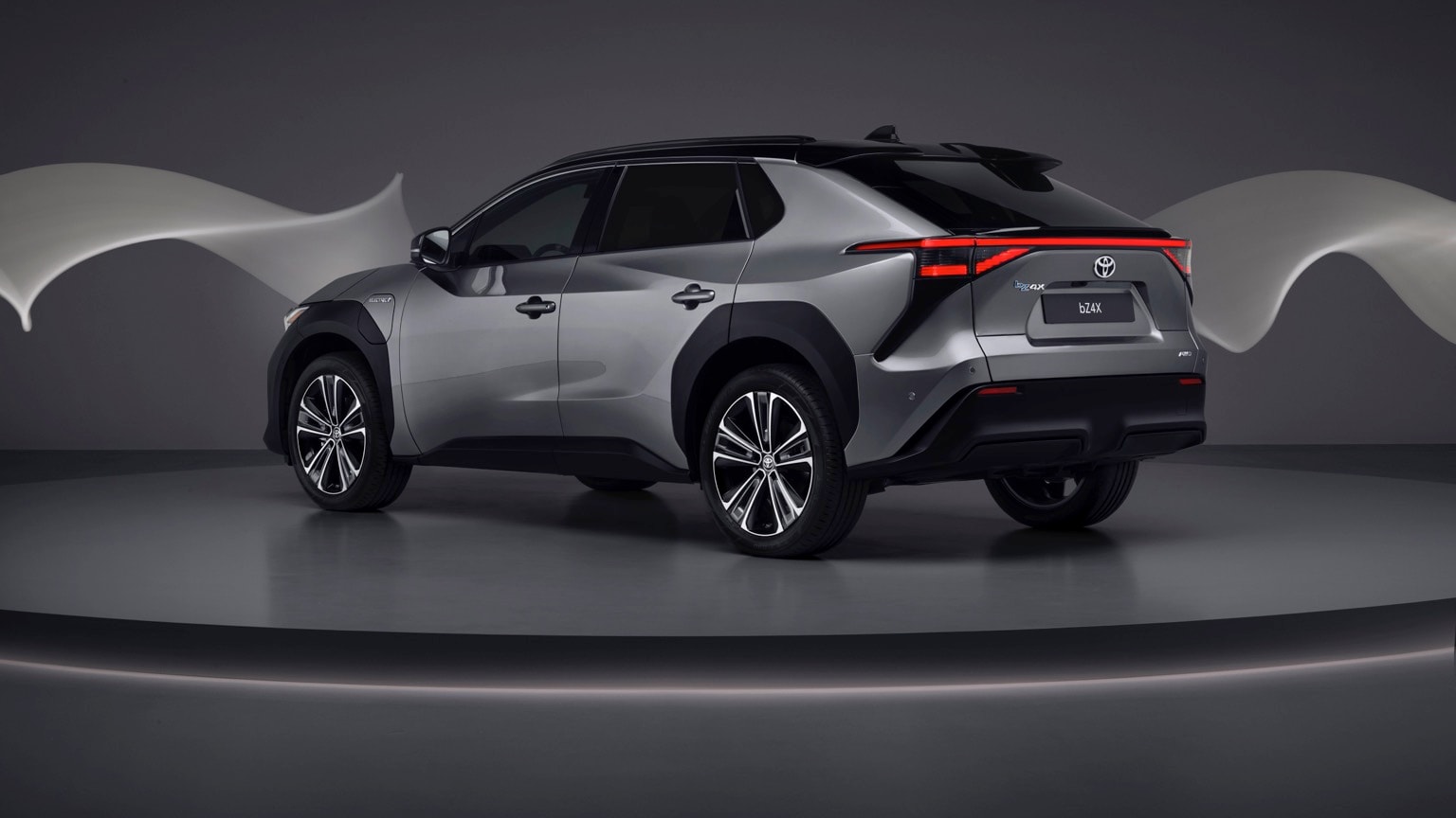 a car on a stage