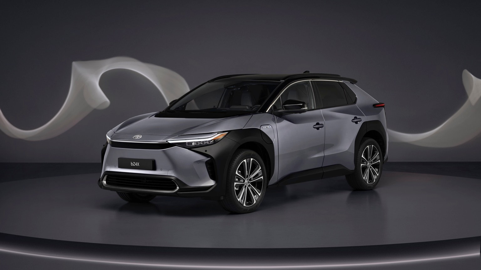 a car on a stage