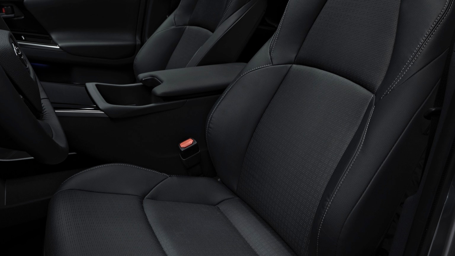 the inside of a car