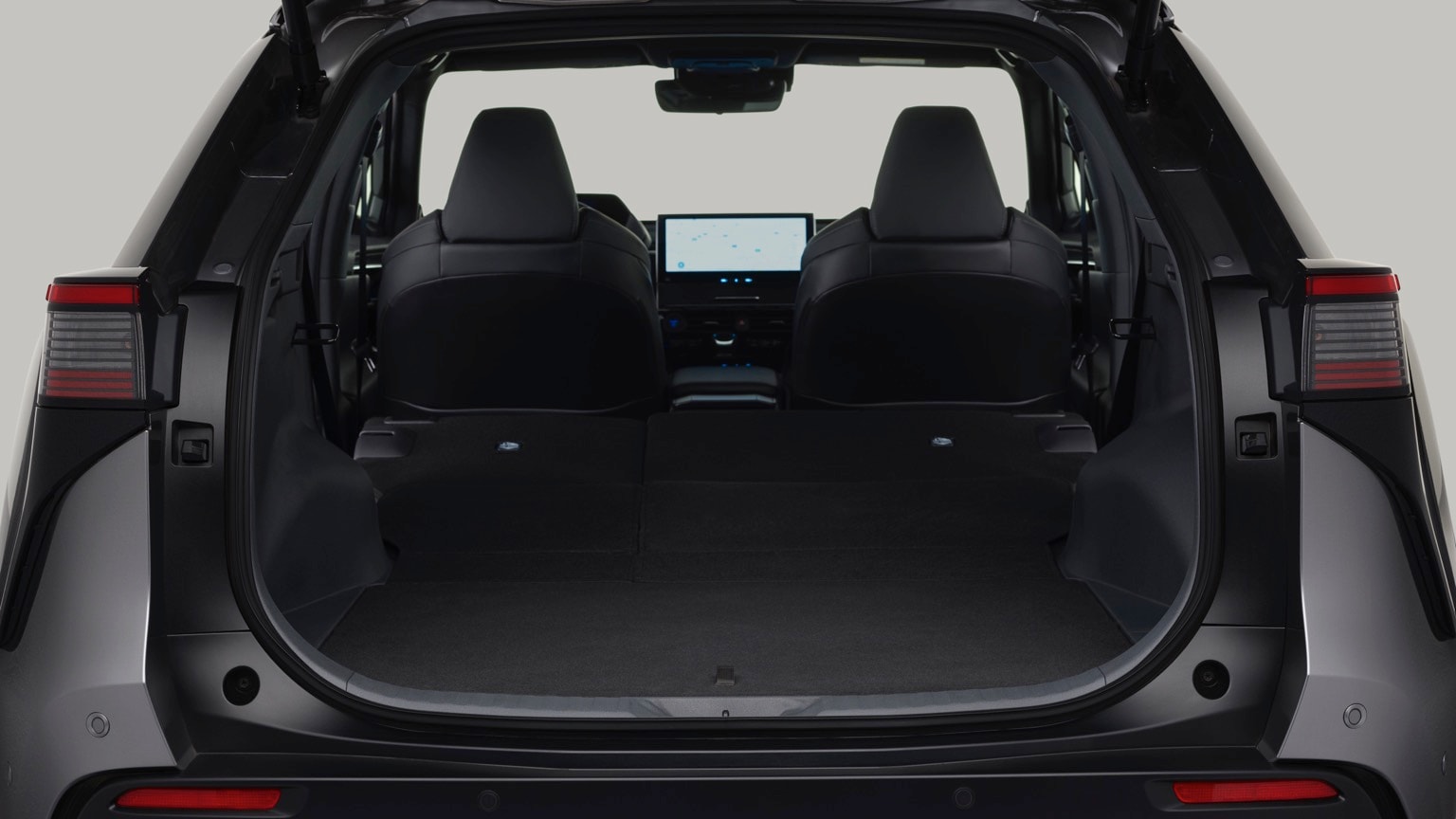 the back of a car with the trunk open