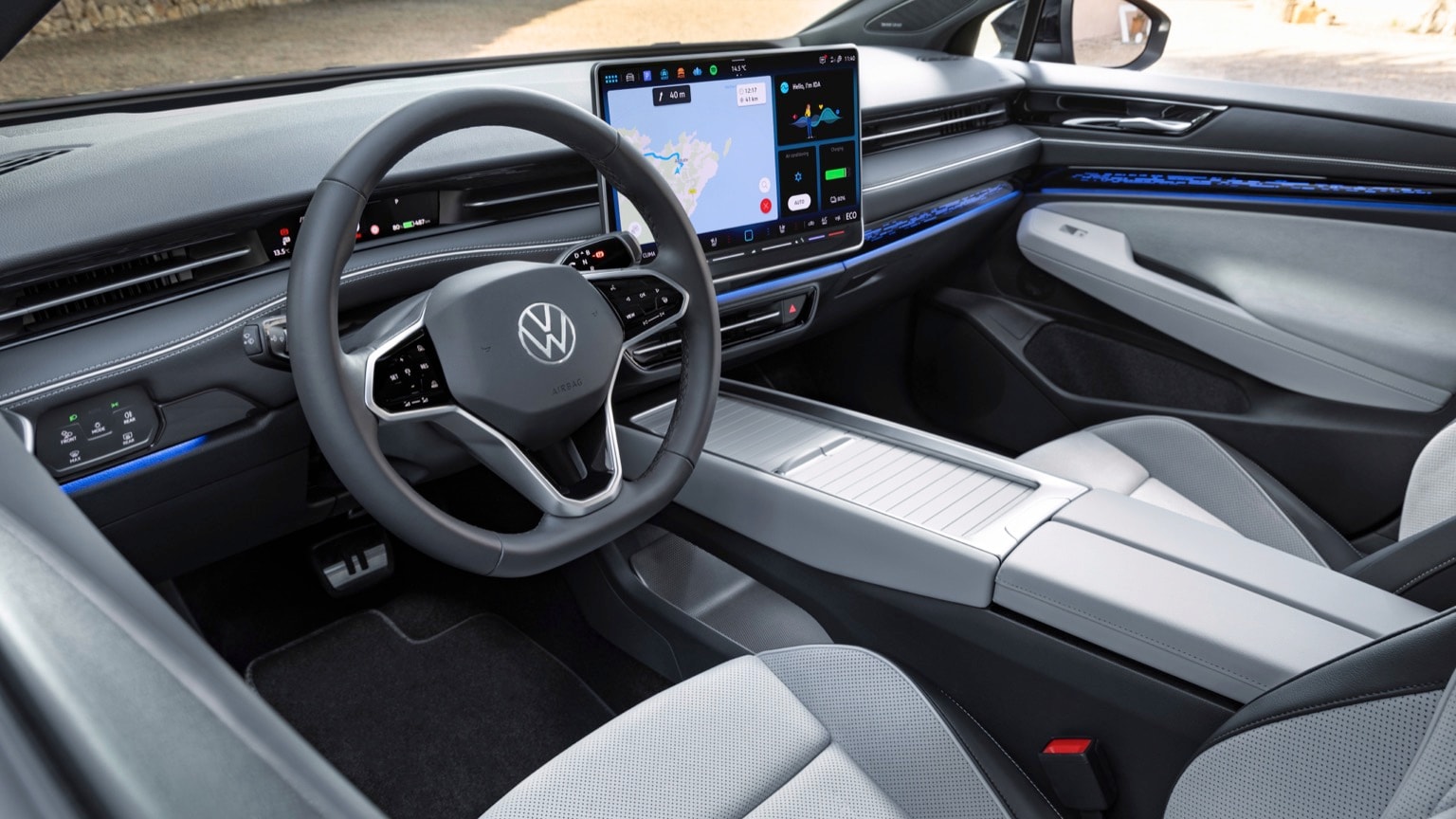 l'intérieur d'une voiture