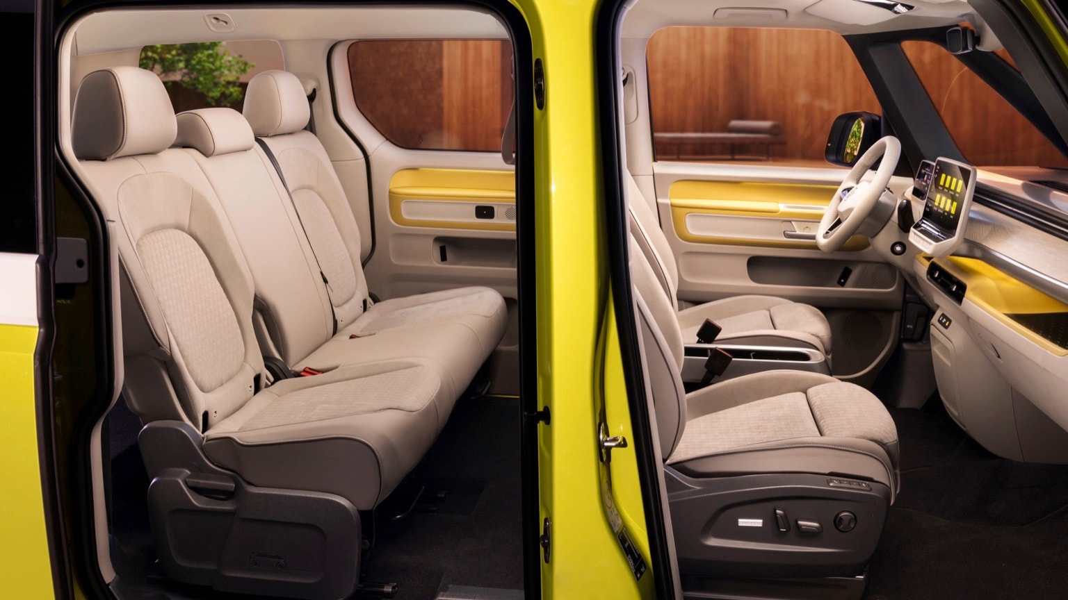 l'intérieur d'une voiture