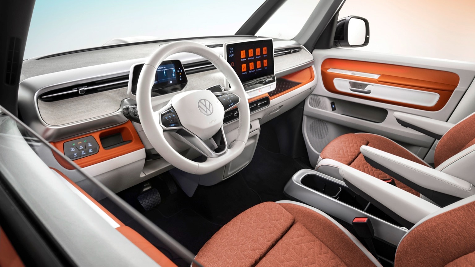 l'intérieur d'une voiture