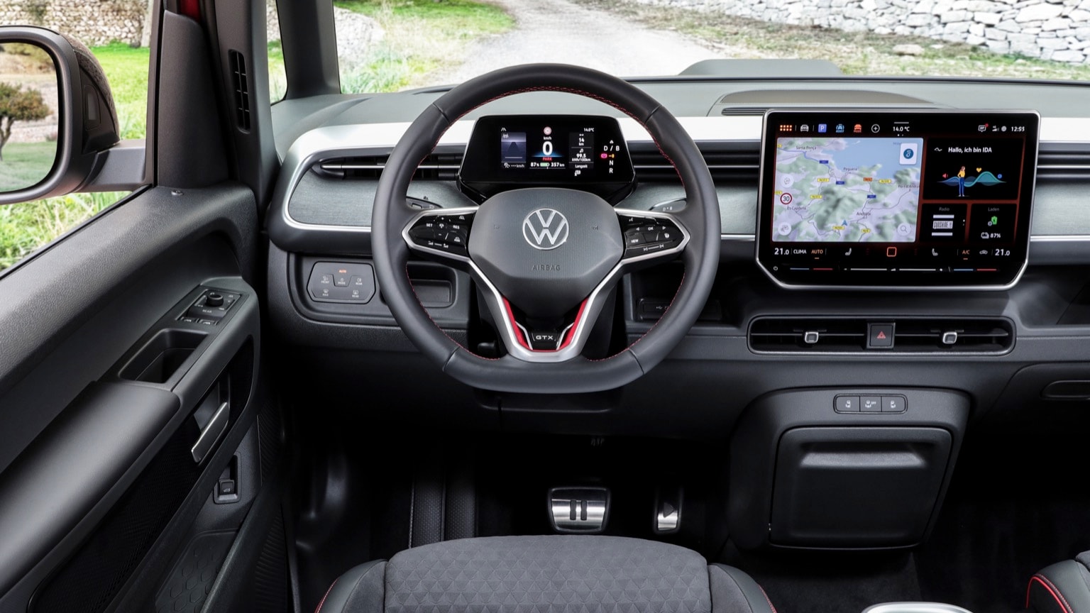 l'intérieur d'une voiture