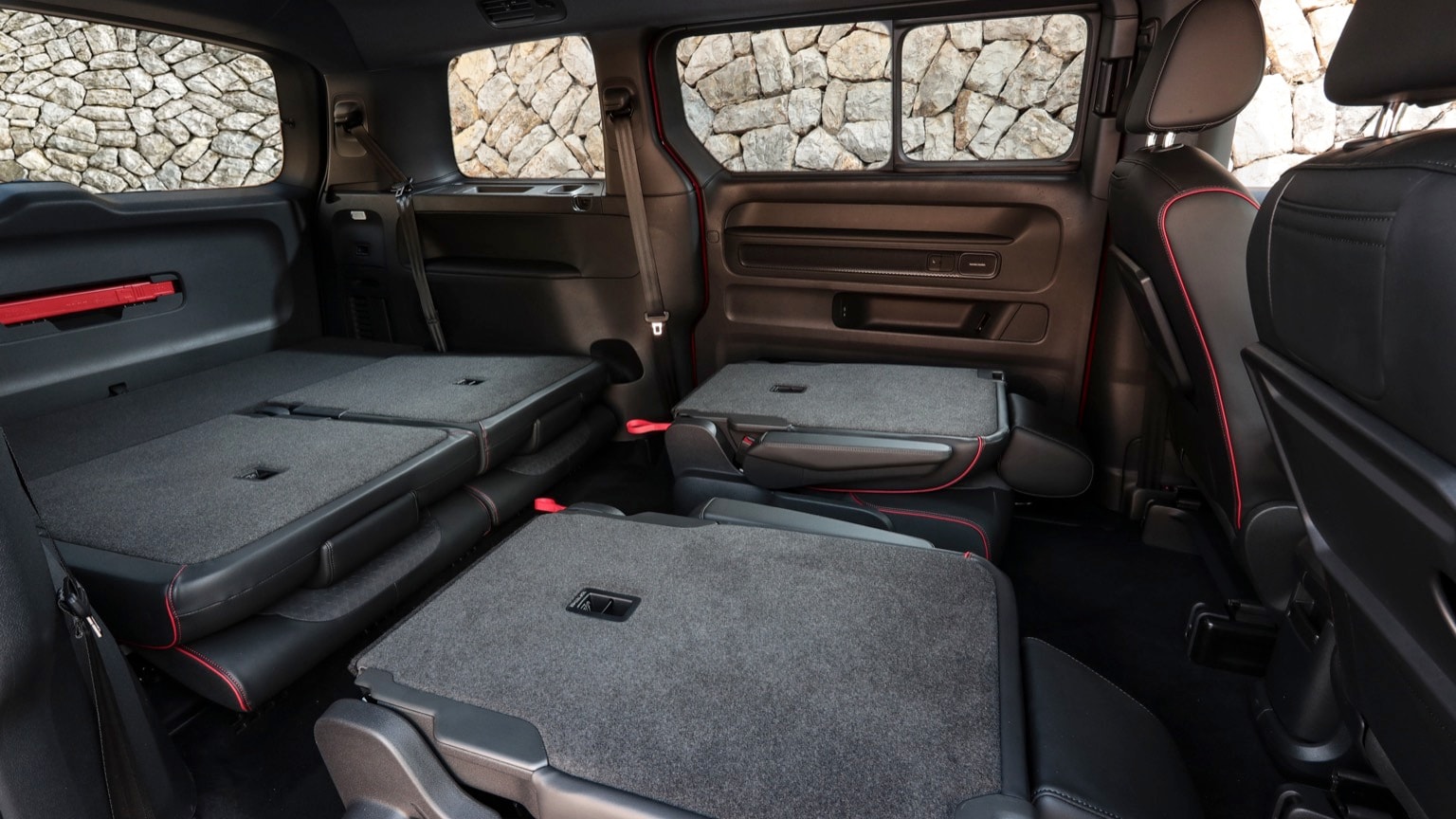 l'intérieur d'une voiture