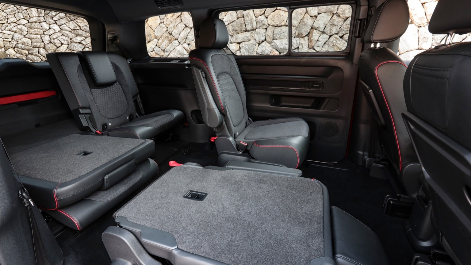 l'intérieur d'une voiture