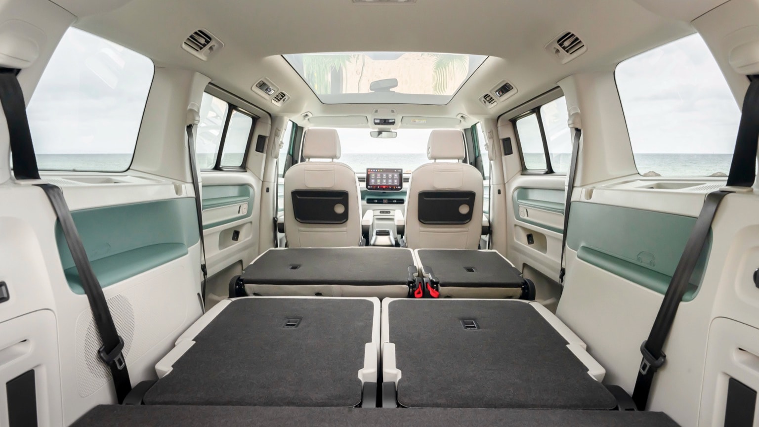 l'intérieur d'une voiture