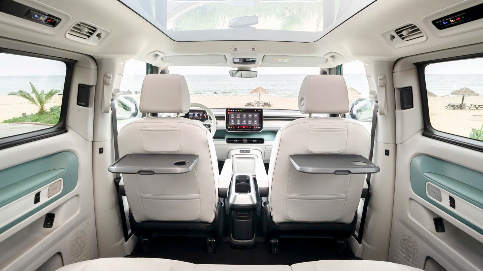l'intérieur d'une voiture