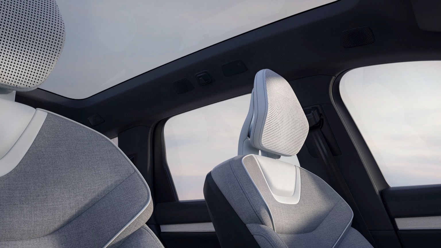 l'intérieur d'une voiture