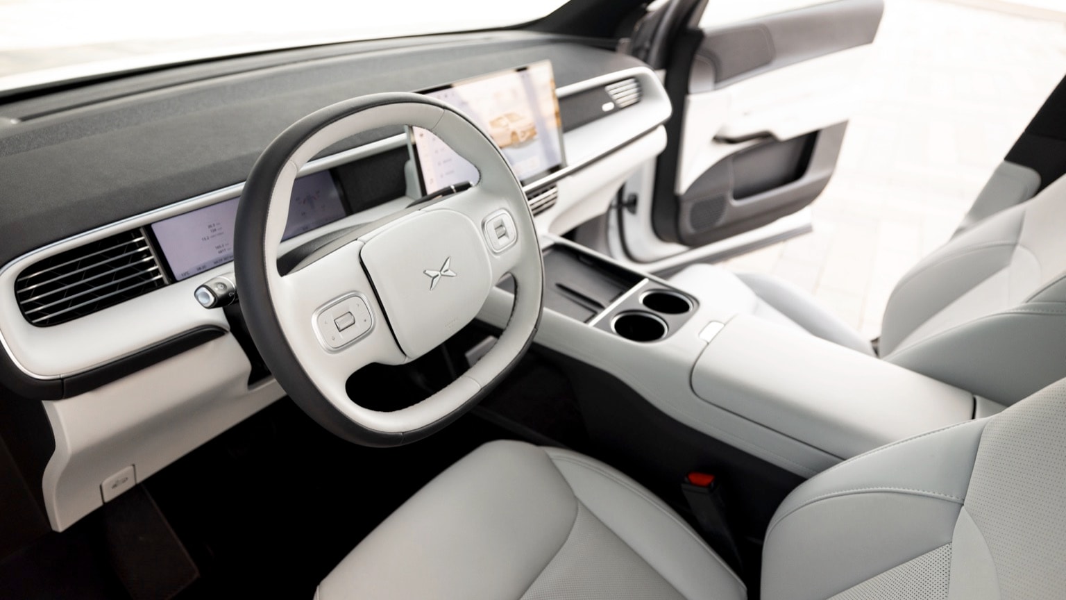 l'intérieur d'une voiture