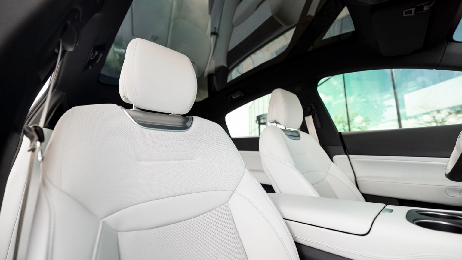 l'intérieur d'une voiture