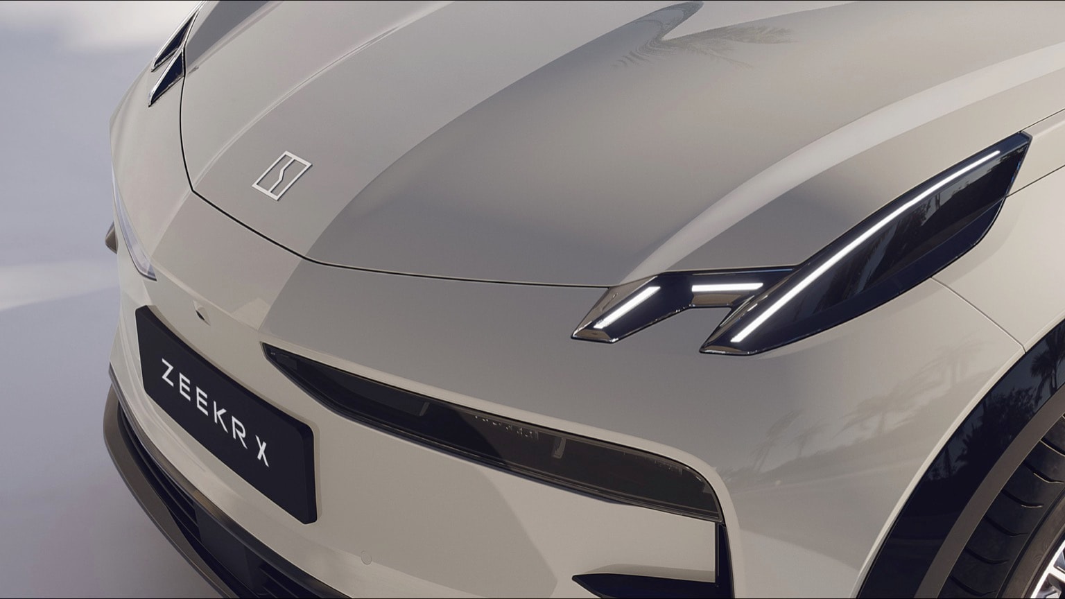 l'avant d'une voiture